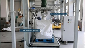 Machine d'emballage semi-automatique pour sacs <span class=keywords><strong>de</strong></span> 500-2000 kg <span class=keywords><strong>de</strong></span> fécule <span class=keywords><strong>de</strong></span> maïs, machine <span class=keywords><strong>de</strong></span> remplissage sans poussière pour sacs FIBC, ensacheuse <span class=keywords><strong>de</strong></span> sacs jumbo pour poudre - Product Image 5