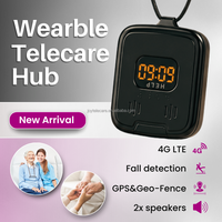 Montre mobile de sécurité pour seniors 4G LTE, détection de chute, localisation GPS, appel d'urgence, positionnement en temps réel pour les maisons de retraite et les soins aux personnes âgées