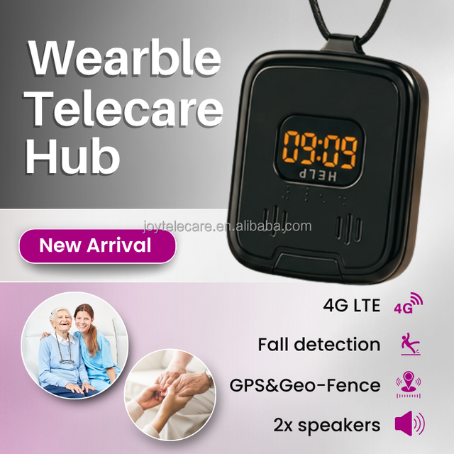 4G LTE Senior Safety Mobile Watch Fall Detection GPS Location Emergency Call Real-Time Positioning for Nursing Home Elderly Care