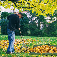 Sac à feuilles réutilisable pour la collecte des feuilles, bâche de jardin, bac à déchets, sac de rangement en toile robuste
