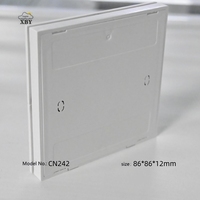 Boîtier en plastique pour maison intelligente contrôlée par l'application Tuya Zigbee, bouton poussoir, alimentation par piles, automatisation, Smart Life, boîtier en plastique CN242