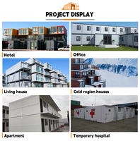 Petite Maison Pliable et Économique à 2 Étages, Préfabriquée, Modulaire, de Luxe, avec Chambre, Villa Préfabriquée
