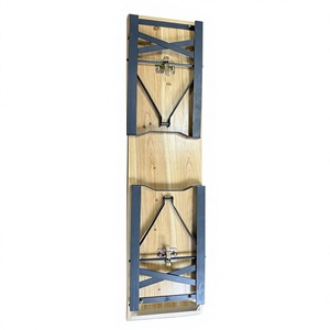 Conjunto de Mesa y Banco Plegables de Madera Modernos, Ligeros y Duraderos para Eventos al Aire Libre, Cervecerías y Servicios de Catering - Product Image 4
