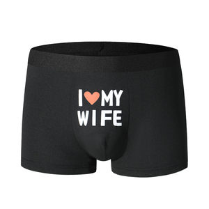 Calzoncillos bóxer de secado rápido cómodos y transpirables para hombre, <span class=keywords><strong>ropa</strong></span> <span class=keywords><strong>interior</strong></span> romántica de diseño exclusivo, MOQ pequeño de fábrica china, MOQ - Product Image 5