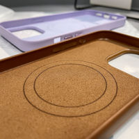 Étui de téléphone en PU original pour iPhone 15 16 Pro Max, coque arrière en cuir avec étui magnétique pour iPhone 14 13 12 11