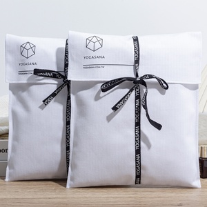 Biểu Tượng Tùy Chỉnh In Sinh Thái Tái Chế Dây Kéo Bao Bì Bông Bụi Túi Vải Mềm Pouch Lưu Trữ Bông Bụi Phong Bì Túi - Product Image 1