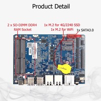 Carte mère SBC Maxtang basée sur Intel Whiskey Lake-U, cartes mères industrielles embarquées de 3,5 pouces, SBC-WL35, DDR4, 2LAN, 4USB, WIN10