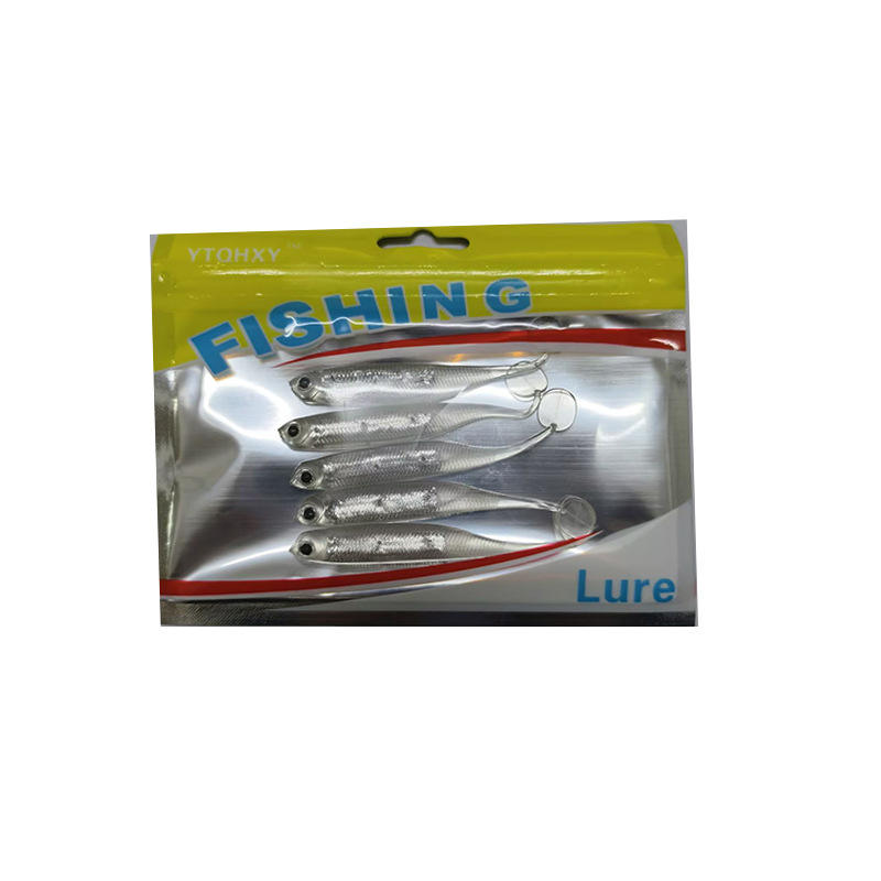 แพ็ค 5 ชิ้น สีเงินโปร่งแสง