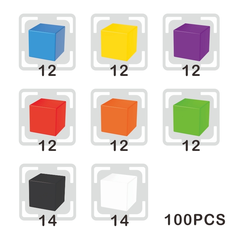 ABS Magnetic Cube Construction Building Blocks preview 5