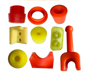 ผลิตภัณฑ์ยางโพลียูรีเทน ชิ้นส่วนโพลียูรีเทนหล่อขึ้นรูป แผ่นยาง PU ตัวดูดซับแรงกระแทก - Product Image 4