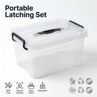 Boîte de rangement en plastique PP épaissi de style moderne, portable, pour livres, jouets divers, collations, avec doublure en aluminium pour utilisation sur bureau