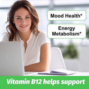 Cápsulas de Vitamina B12 Más Vendidas, Contienen Folato con Vitamina B12, Favorecen el Bienestar General, Cápsulas de Vitamina B12 - Product Image 5