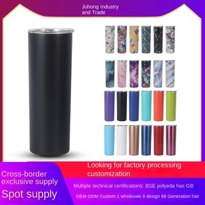 Entrepôt Tasses à café isolées à double paroi bon marché 20oz en acier inoxydable blanc maigre droit <span class=keywords><strong>gobelet</strong></span> à sublimation - Product Image 2