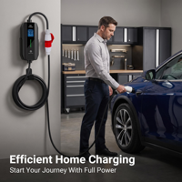 Station de recharge pour véhicules électriques 32A/22kw, 10m, 7m, 6m, 5m Chargeur portable pour véhicules électriques