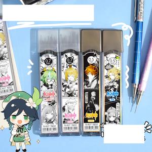 Set da 6 Matite Meccaniche a Tema Genshin Impact, 0.5mm, Strumento di Scrittura Automatico, Cancelleria Scolastica, Penna a Pressione, Regalo - Product Image 6