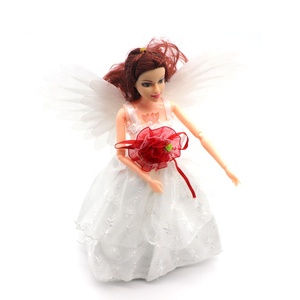 Venta caliente niñas juguetes brillante alas lindo princesa muñeca de juguete con música y luz LED - Product Image 2