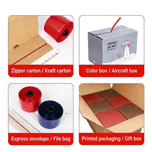 Ruban adhésif MOPP bleu à ouverture facile, adhésif permanent simple face pour carton, sac, boîte, <span class=keywords><strong>bande</strong></span> de déchirement résistante à la chaleur avec ruban - Product Image 3