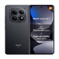 XIAOMI Redmi Note 15 5G AI (256 Go + 8 Go) 6,77 pouces NFC 120 Hz Triple caméra 108 MP Débloqué Double SIM Noir d'occasion