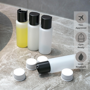 Plastic Manufacture 100ml 160ml <b>200ml</b> PET Plastic Toner <b>Bottles</b> with Inner Plug for Facial Cleaning Lotion Essential Oil Cream - Product Image 2