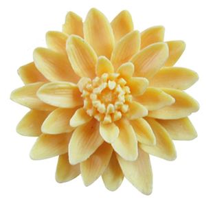Nouveau K250 Moule en silicone 3D pour fleurs de lotus et chrysanthèmes, outils de décoration de gâteaux de mariage, pour pâtisserie DIY et savon - Product Image 3