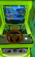 Machine de jeu de simulateur vidéo d'arcade à jetons Machine d'amusement de course de voiture pour les enfants de compétence de bon profit de FEC