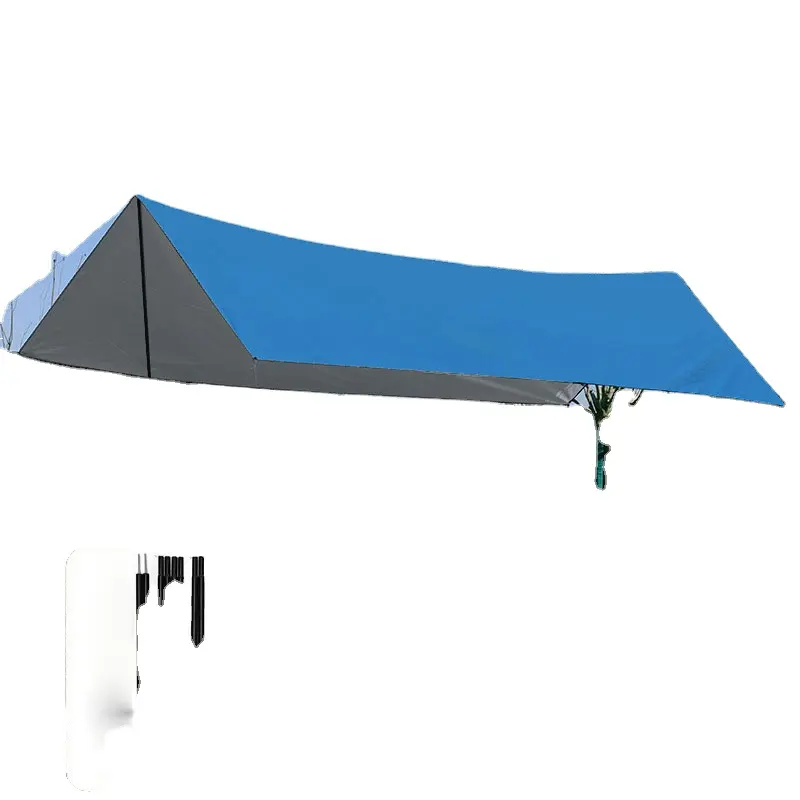 مظلة محمولة ومريحة أنشطة التخييم وتناول الطعام في الهواء الطلق خيمة واقية من المطر مظلة لمدة 4-10 أشخاص