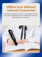 Stylo de lecture et de traduction de poche S8 PRO, système de traduction WiFi coloré pour les voyages, appareil de traduction portable