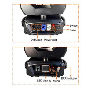 ไฟหน้าแบบ3 in 1 7X40W ตาผึ้งขยับได้3 in 1พร้อมเลเซอร์และวงแหวน LED RGB ขนาด8วัตต์ | พิกเซลซูมได้แสงไฟเวทีสำหรับดีเจไนท์คลับและกลางคืน - Product Image 3