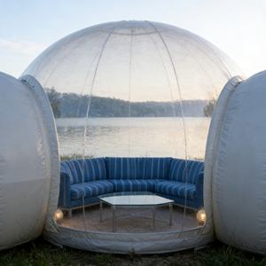 Refugio de Burbujas Transparente y <span class=keywords><strong>Tranquilo</strong></span> que Ofrece un Santuario de Paz para la Meditación y la Conexión con la Naturaleza - Product Image 2