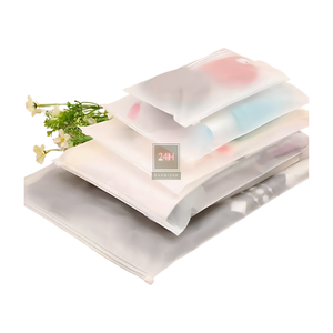 Bolsas con cierre hermético superior con cremallera al por mayor de fábrica OEM, embalaje de cosméticos Vietnam GRS40 RCS CTIC, plástico con certificación aduanera - Product Image 1