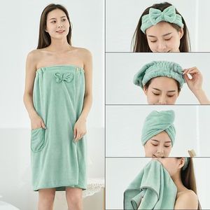 Logo brodé <span class=keywords><strong>Bandeau</strong></span> Épaissie Cheveux Serviette Cheveux Secs Cap Serviette <span class=keywords><strong>De</strong></span> <span class=keywords><strong>Bain</strong></span> Ensemble Natation <span class=keywords><strong>Bain</strong></span> Chaud Mignon Arc Fille Robe <span class=keywords><strong>De</strong></span> <span class=keywords><strong>Bain</strong></span> - Product Image 6