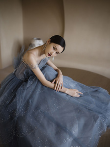 S1016T Elegante Vestido de Fiesta de Verano para Mujer, Diseño Real de Alta Calidad con Media Manga de Encaje, Talla Grande XL, Eventos Nocturnos de Primavera - Product Image 3