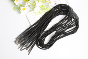 전체 다이아몬드 임베디드 DIY 라인 석 로프 4mm 소재 색상 밝은 크리스탈 신발 끈 후드 재킷 재고 - Product Image 4