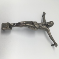 Pendentif catholique en bronze avec jésus, 1 pièce, haute qualité, meilleures ventes, crucifix