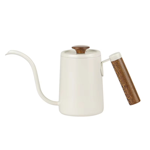 टिकाऊ पर्यावरण के अनुकूल बरिस्ता उपकरण लकड़ी हैंडल के लिए लंबे संकीर्ण स्पैट के साथ लकड़ी हैंडल - Product Image 1