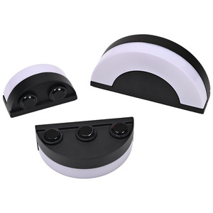 Lámpara de Pared Exterior Impermeable de Aluminio con 12 LED, 80 CRI, Control No Inteligente, Iluminación para Jardín y Villa - Product Image 4