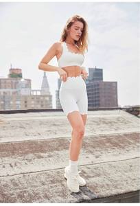 Top vente vêtements actifs femmes nylon taille haute leggings beaux ensembles de yoga - Product Image 6