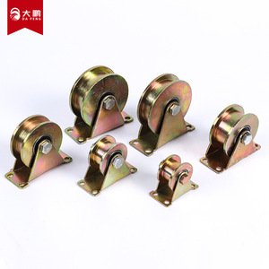 Ensemble de poulies Da Peng en métal pour rail de porte et fenêtre avec support, 5 tailles, usage industriel - Product Image 3