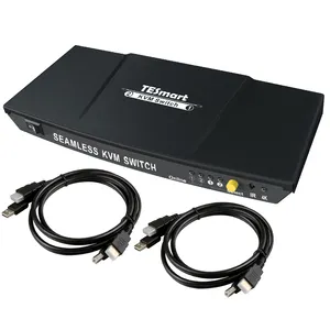 Tesmart Oem 2 Poort Hdmi Ondersteuning Resolutie Tot 4k30hz Of 1080P Kvm Switch 1 Display Port Pip Modus