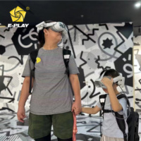 Plataforma de Simulador de Realidad Virtual Eplay Factory Personalizada para Área de Juego VR con Movimiento Libre, Set de 5-10 Máquinas de Juego de Disparos Arcade