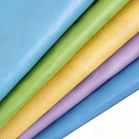 Tissu en similicuir PU gaufré motif litchi, imperméable, souple, largeur 160 cm, résistant à l'abrasion, pour canapé, voiture, sac, siège, gants