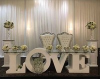 Table de banquet de mariage professionnelle en métal blanc personnalisée pour événements de bébé