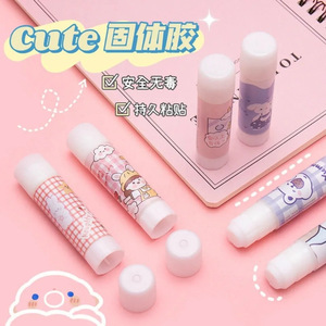 Barra de pegamento sólida con dibujos animados, 3g, alta viscosidad, para estudiantes y niños - Product Image 2