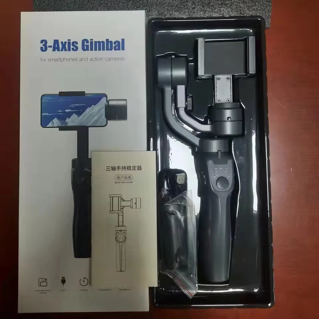 F8 Three-Axis Handheld Stabilizer Anti-Shake Handheld Pan-Tilt Face Tracking Vlog Shooting Wonder Device Three-Axis