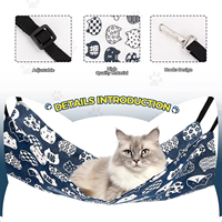 Hamac suspendu réglable et doux pour chat, idéal pour cage d'animaux – Vente en gros