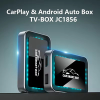 Caja CarPlay Ai 5 en 1 con Sistema Inteligente Android 13, CarPlay/Android Auto Inalámbrico, 8 Núcleos, Plug and Play, Accesorios para Automóviles
