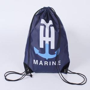 Tuỳ Chỉnh Durable Logo In Đồng Bằng 210D Phòng Tập Thể Dục Thể Thao Đào Tạo Bãi Biển Dã Ngoại Đi Bộ Đường Dài Polyester Dây Kéo Ba Lô - Product Image 3