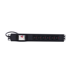 19 inch 1.5U 6 cách IEC C13 Hợp kim nhôm Wifi PDU cho Internet dữ liệu centre phòng máy tính - Product Image 3