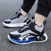 Chaussures de sport pour garçons de haute qualité en gros, chaussures d'entraînement d'hiver pour les élèves, chaussures de basket-ball, boutons rotatifs, chaussures de sport pour enfants, tige en EVA
