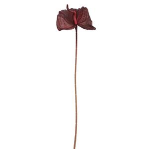Flor de seda Artificial de Anthurium, tallo largo de agua - Product Image 2